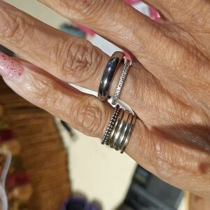 GENUINE SOLID TUNGSTEN CARBIDE 4MM WEDDING BAND RING SIZE 6